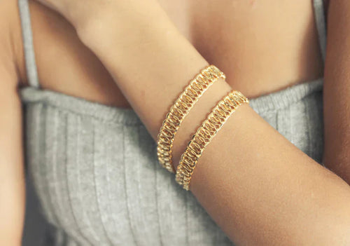 Load image into Gallery viewer, 18K Gold Chunky Chain Bracelet
