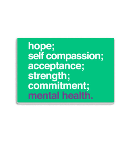 'Mental Health is' Sticker by Kind Cotton