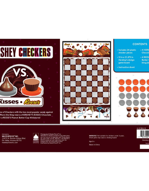 Load image into Gallery viewer, Hershey's Kisses vs Reese's Checkers Board Game by MasterPieces Puzzle Company INC

