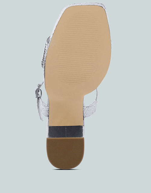Load image into Gallery viewer, merengue textured high block heel sandals by London Rag
