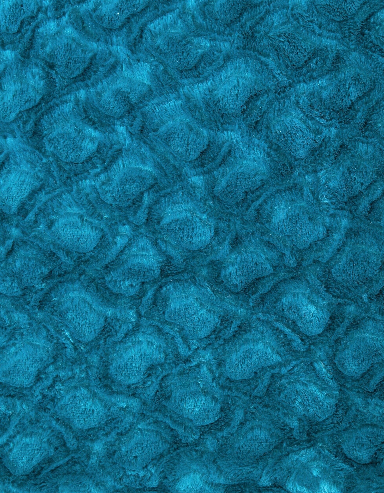 DaDa Bedding Jewel Tones Emerald Green Blue Luxury Faux Fur Throw Pillow Cover (171805) by DaDa Bedding Collection