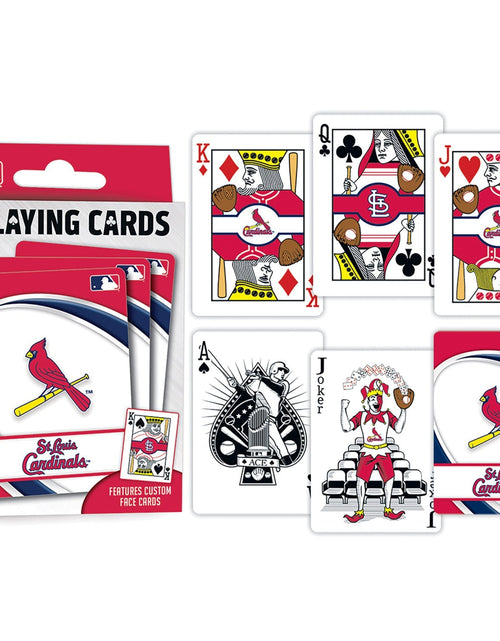 Load image into Gallery viewer, St. Louis Cardinals Playing Cards - 54 Card Deck by MasterPieces Puzzle Company INC
