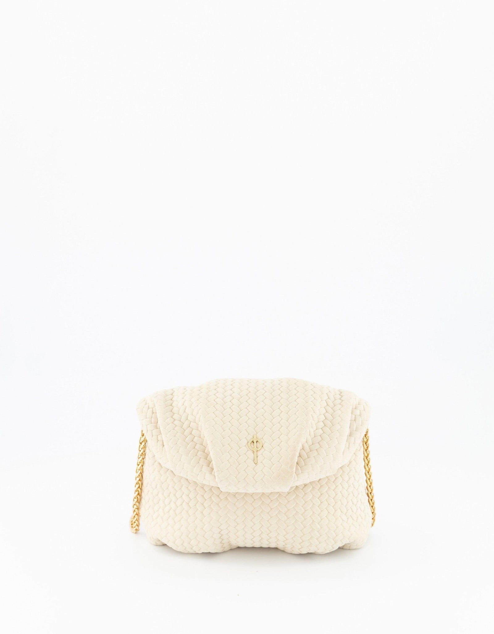 Mini Leda Braid Handbag Beige by Ladiesse