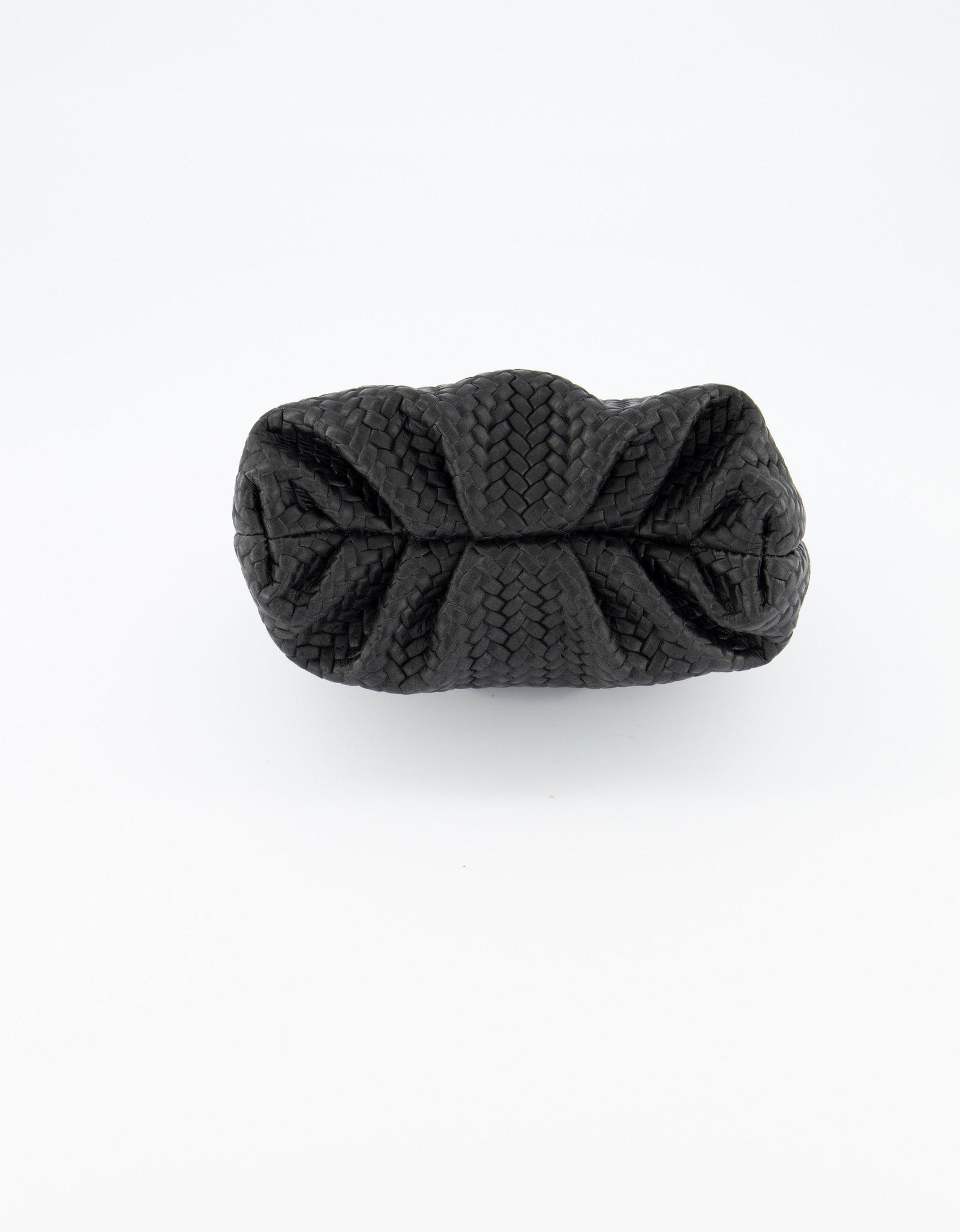 Mini Leda Braid Handbag Black by Ladiesse