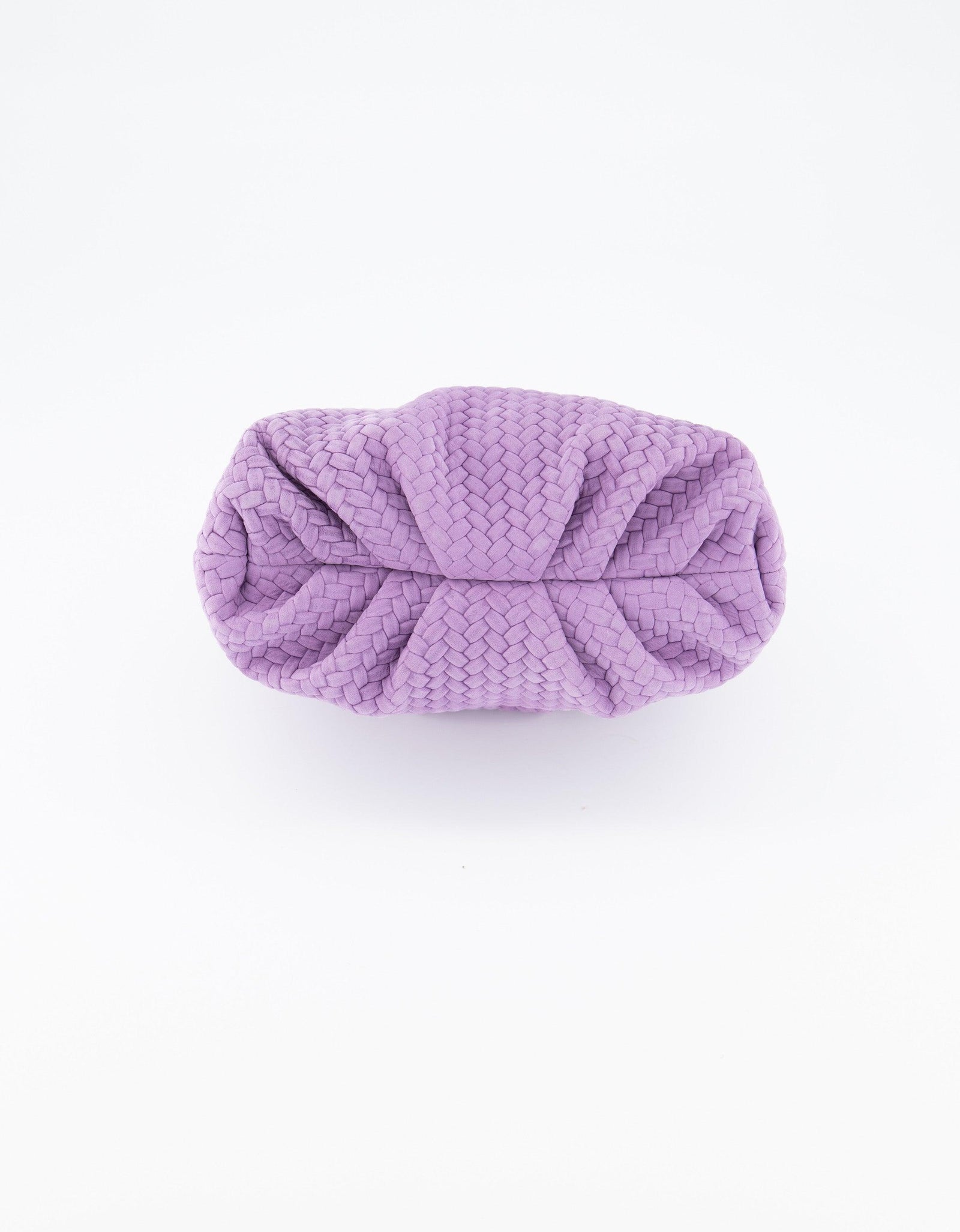 Mini Leda Braid Handbag Purple by Ladiesse