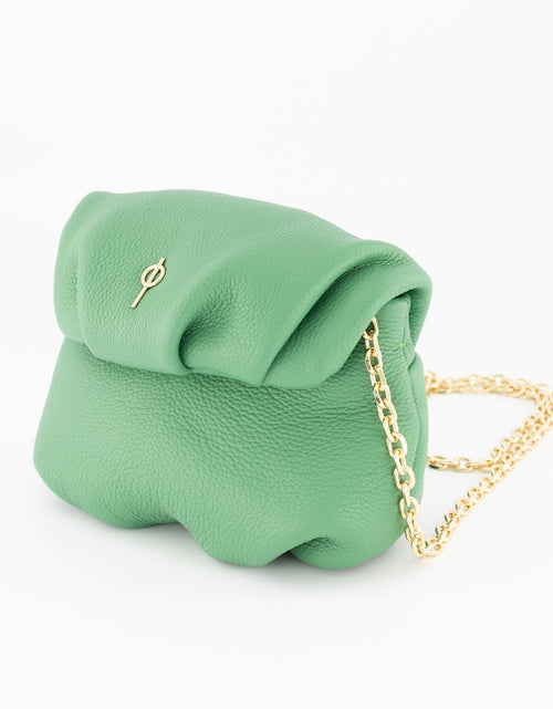 Load image into Gallery viewer, Mini Leda Floater Handbag Green by Ladiesse

