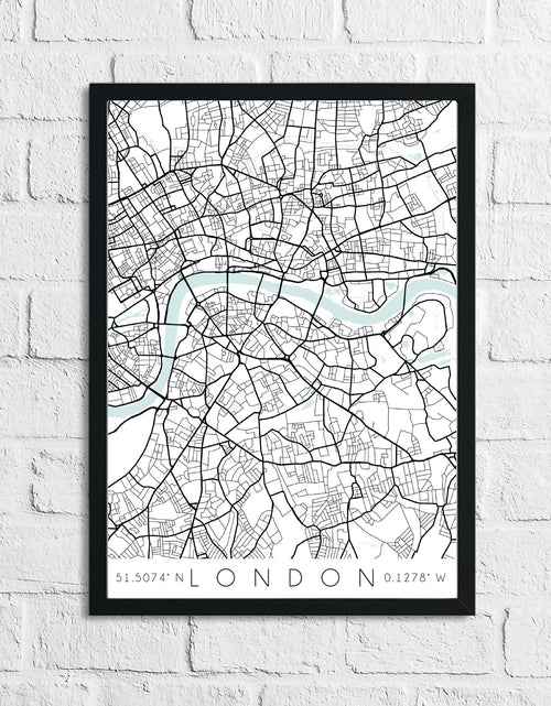 Load image into Gallery viewer, Personalised Colour Any Place Country City Print With Coordinates Wall Decor Print by WinsterCreations™ Official Store
