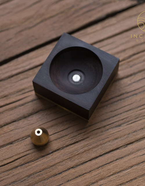 Load image into Gallery viewer, Minimalist Black Incense Stick Holder by incenseocean
