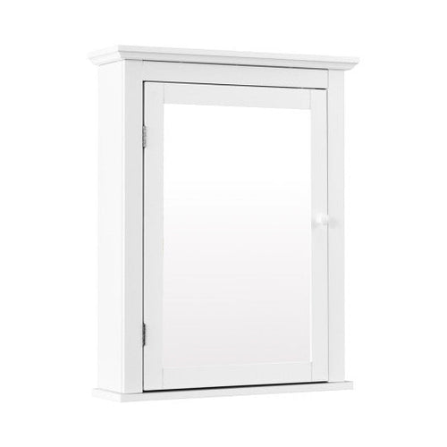 Load image into Gallery viewer, Bathroom Mirror Cabinet Wall Mounted Adjustable Shelf Medicine Storage-White
