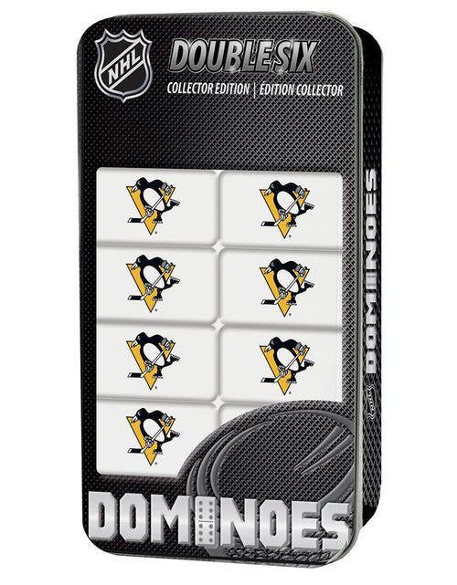 Load image into Gallery viewer, Pittsburgh Penguins Dominoes by MasterPieces Puzzle Company INC
