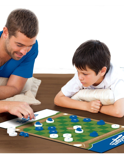 Load image into Gallery viewer, Los Angeles Dodgers Checkers Board Game by MasterPieces Puzzle Company INC
