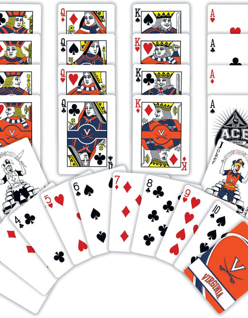 Load image into Gallery viewer, Virginia Cavaliers Playing Cards - 54 Card Deck by MasterPieces Puzzle Company INC

