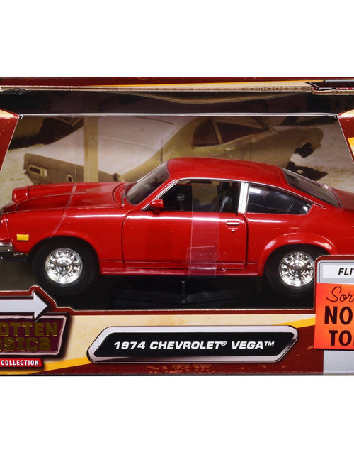 Load image into Gallery viewer, 1974 Chevrolet Vega Red "Forgotten Classics" Series 1/24 Diecast Model Car by Motormax
