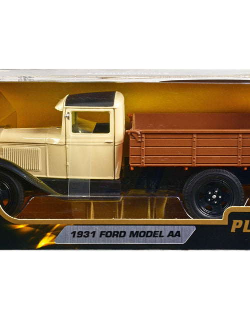 Load image into Gallery viewer, 1931 Ford Model AA Pickup Truck Cream and Black "Platinum Collection" Series 1/24 Diecast Model Car by Motormax
