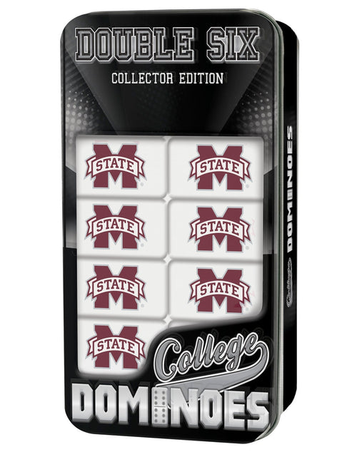 Load image into Gallery viewer, Mississippi State Bulldogs Dominoes by MasterPieces Puzzle Company INC
