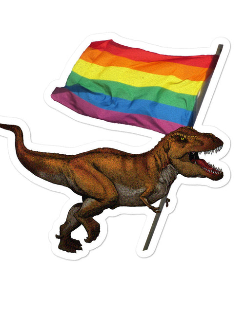 Load image into Gallery viewer, LGBT-Rex stickers by Proud Libertarian
