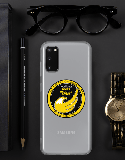 Load image into Gallery viewer, good ideas Don't require Force Samsung Case by Proud Libertarian
