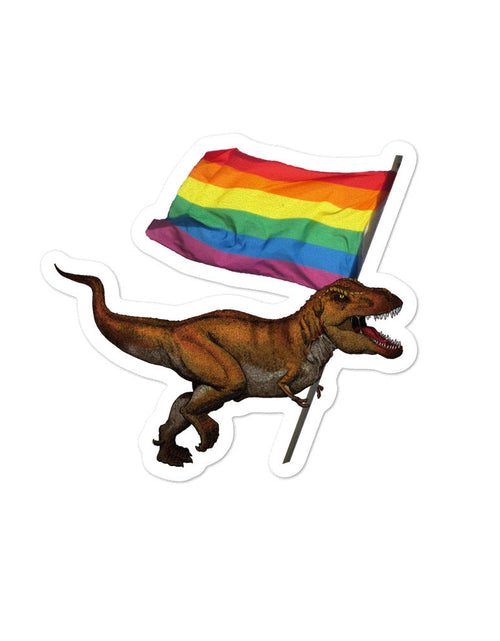 Load image into Gallery viewer, LGBT-Rex stickers by Proud Libertarian
