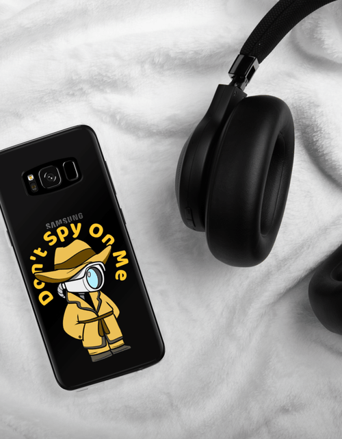 Load image into Gallery viewer, Don't Spy on Me Cartoon Samsung Case by Proud Libertarian

