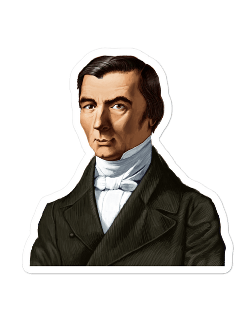 Load image into Gallery viewer, Frederic  Bastiat Bubble-free stickers by Proud Libertarian
