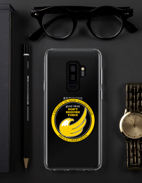 Load image into Gallery viewer, good ideas Don't require Force Samsung Case by Proud Libertarian
