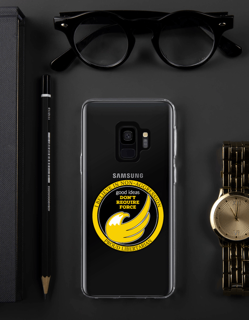 Load image into Gallery viewer, good ideas Don't require Force Samsung Case by Proud Libertarian
