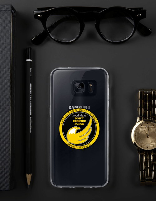 Load image into Gallery viewer, good ideas Don't require Force Samsung Case by Proud Libertarian
