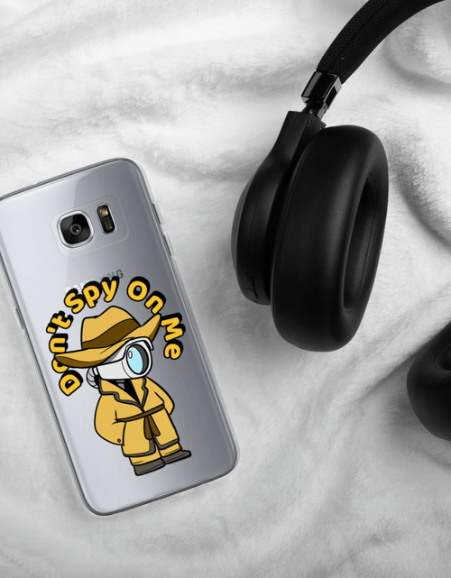 Load image into Gallery viewer, Don't Spy on Me Cartoon Samsung Case by Proud Libertarian

