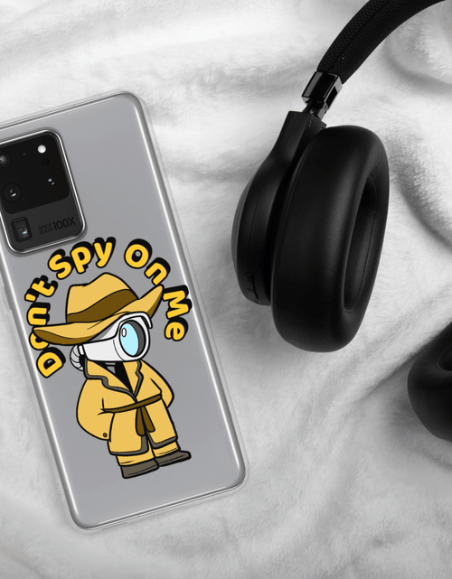 Load image into Gallery viewer, Don't Spy on Me Cartoon Samsung Case by Proud Libertarian
