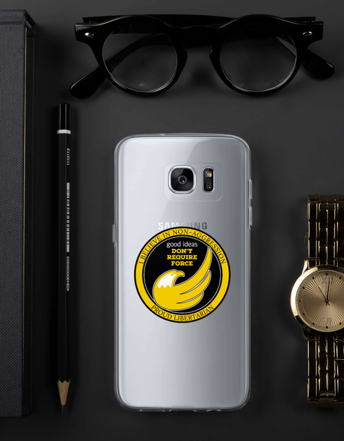 Load image into Gallery viewer, good ideas Don't require Force Samsung Case by Proud Libertarian

