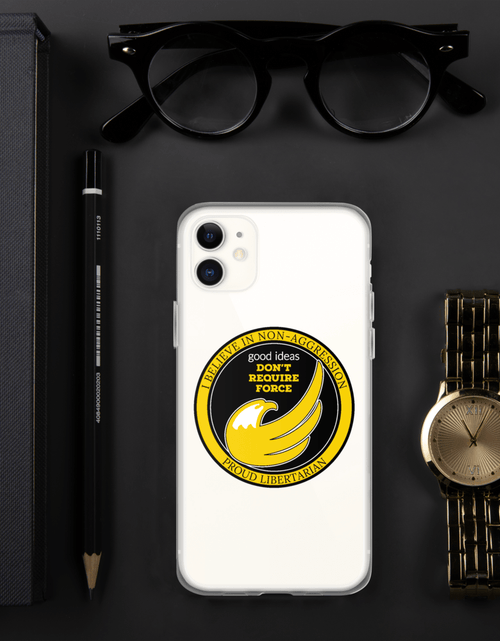 Load image into Gallery viewer, good ideas Don't require Force iPhone Case by Proud Libertarian
