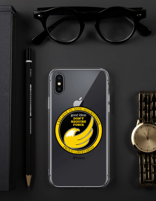 Load image into Gallery viewer, good ideas Don't require Force iPhone Case by Proud Libertarian
