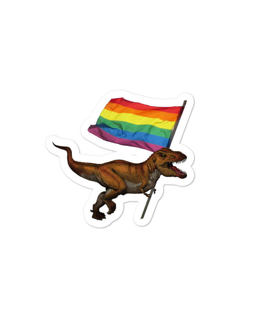 Load image into Gallery viewer, LGBT-Rex stickers by Proud Libertarian
