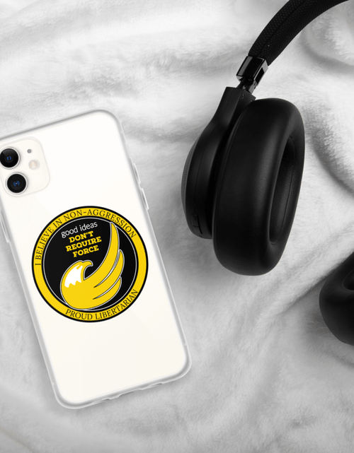 Load image into Gallery viewer, good ideas Don't require Force iPhone Case by Proud Libertarian
