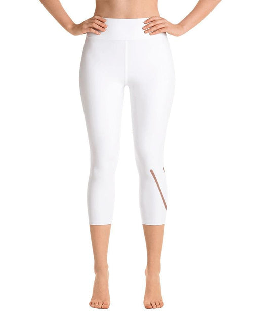 Load image into Gallery viewer, Yoga Capri Leggings Stai' Bella Be Beautiful Be You 2020 by Vavoom Vodka | Voted Best Vodka Of 2020
