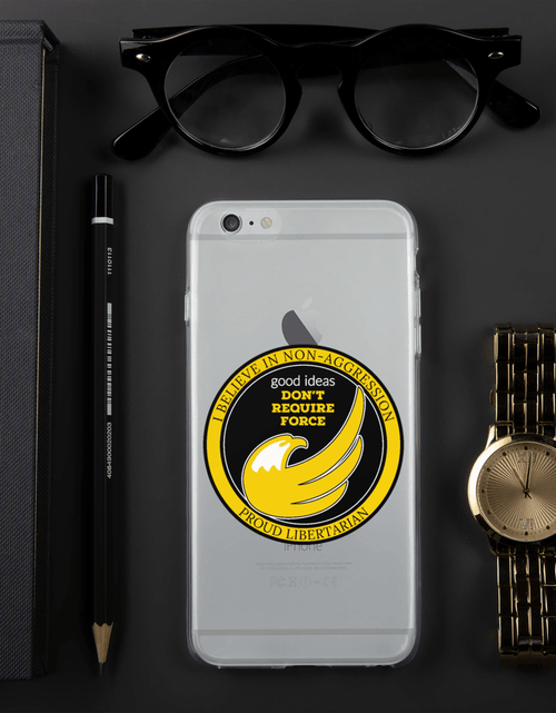 Load image into Gallery viewer, good ideas Don't require Force iPhone Case by Proud Libertarian
