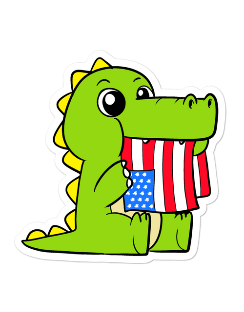 Load image into Gallery viewer, Tasty Freedom Cartoon Bubble-free stickers by Proud Libertarian
