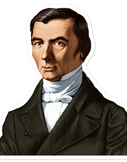 Load image into Gallery viewer, Frederic  Bastiat Bubble-free stickers by Proud Libertarian
