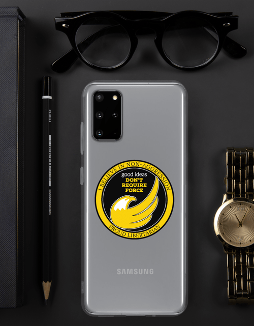 Load image into Gallery viewer, good ideas Don't require Force Samsung Case by Proud Libertarian
