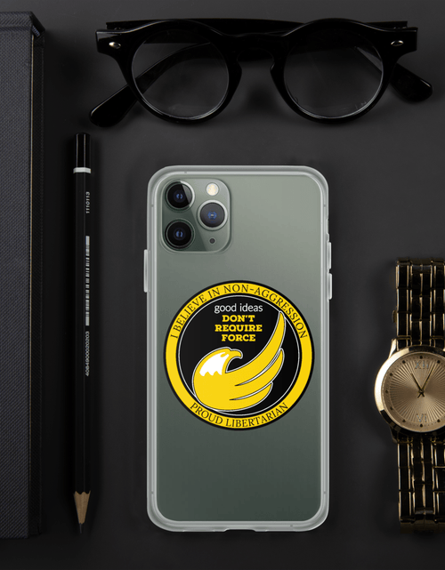 Load image into Gallery viewer, good ideas Don't require Force iPhone Case by Proud Libertarian
