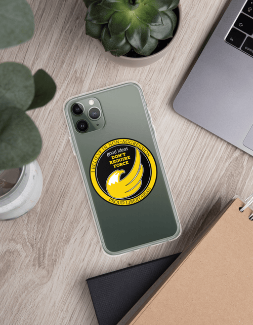 Load image into Gallery viewer, good ideas Don't require Force iPhone Case by Proud Libertarian

