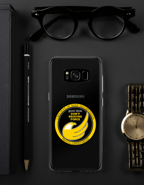 Load image into Gallery viewer, good ideas Don't require Force Samsung Case by Proud Libertarian
