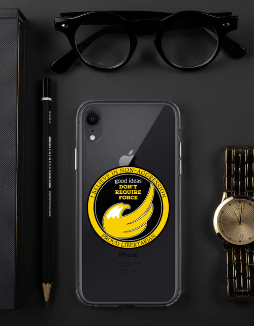 Load image into Gallery viewer, good ideas Don't require Force iPhone Case by Proud Libertarian
