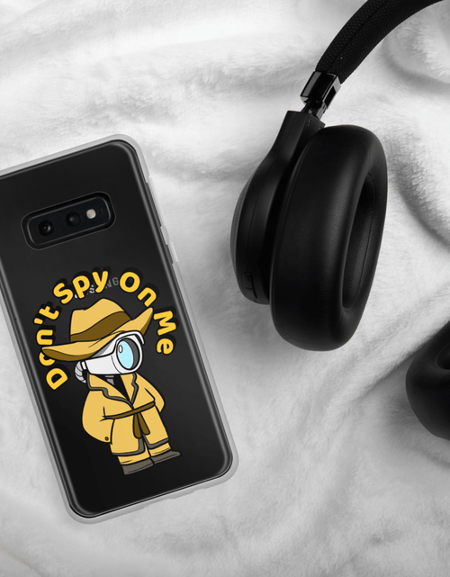 Load image into Gallery viewer, Don't Spy on Me Cartoon Samsung Case by Proud Libertarian
