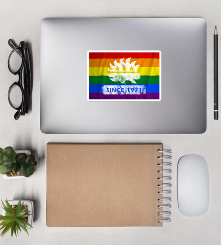 Libertarian Party LGBT Pride Since 1971 Bubble-free stickers by Proud Libertarian