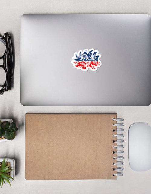 Load image into Gallery viewer, Hawaiian Porcupine Bubble-free stickers by Proud Libertarian
