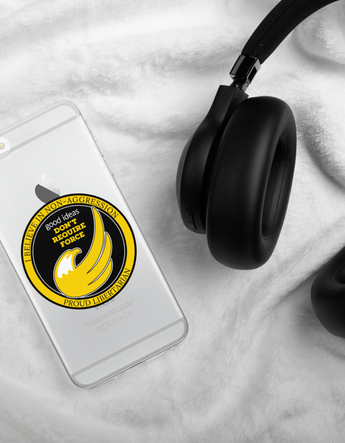 Load image into Gallery viewer, good ideas Don't require Force iPhone Case by Proud Libertarian
