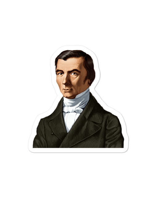 Load image into Gallery viewer, Frederic  Bastiat Bubble-free stickers by Proud Libertarian
