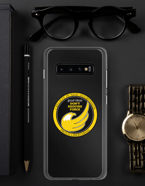 Load image into Gallery viewer, good ideas Don't require Force Samsung Case by Proud Libertarian
