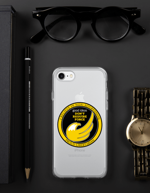 Load image into Gallery viewer, good ideas Don't require Force iPhone Case by Proud Libertarian
